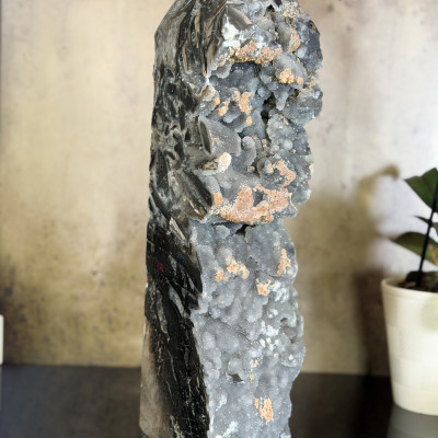 Massive Sphalerite Tower with Druzy Pockets