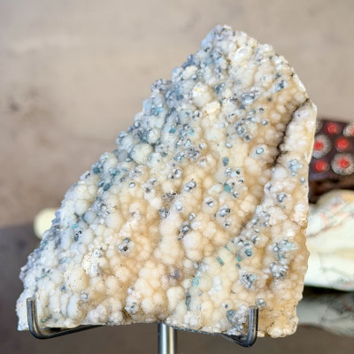 Chrysocolla Druzy on creamy matrix
