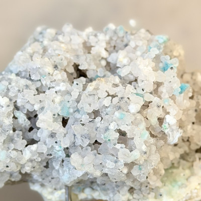 Chrysocolla Druzy on creamy matrix