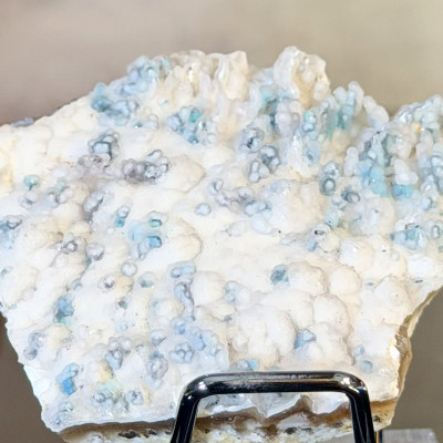 Chrysocolla Druzy on creamy matrix