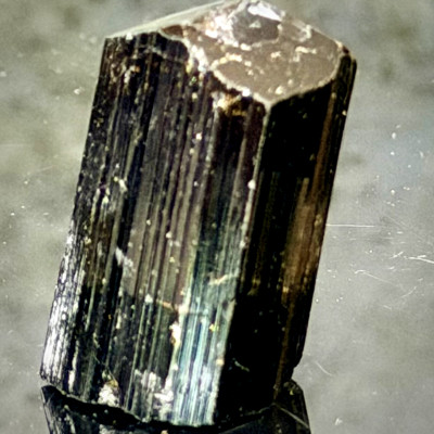 Raw Black Tourmaline Crystal — Mini Striated Schorl | Pakistan