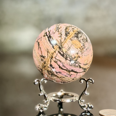 Rhodonite Sphere