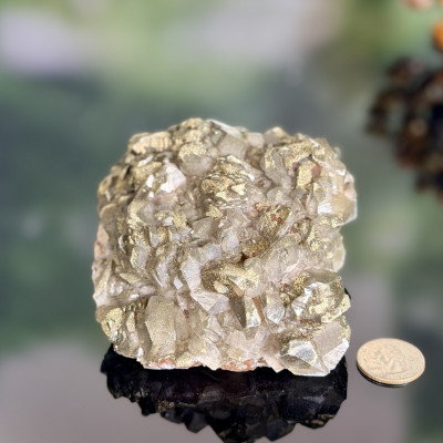 Benz Calcite with Pyrite