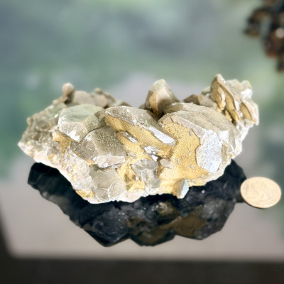 Benz Calcite with Pyrite