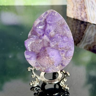 Amethyst Cluster Egg from Brazil