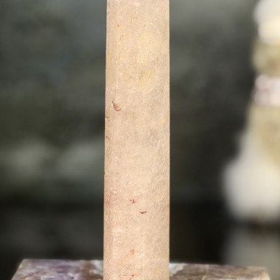 Pink Azeztulite Tower — Slim Elegant